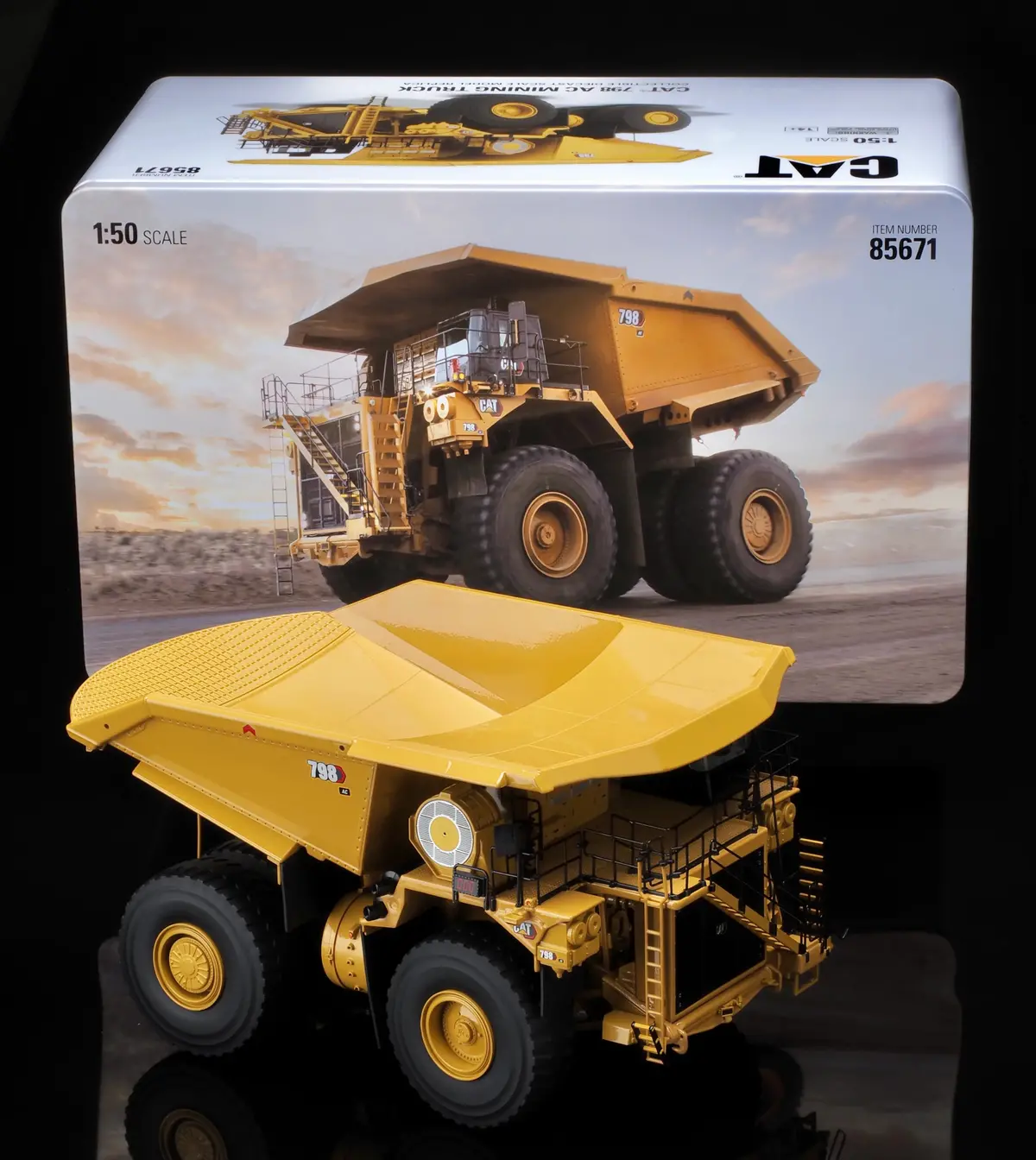 1:50 Cat 798 Ac Mining Truck, High Line Series, 85671 1