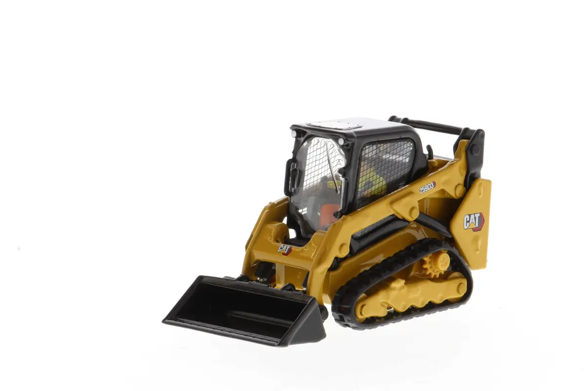 1:50 Cat® 2529D3 Compact Track Loader With Attachments, High Line Series, 85677 1