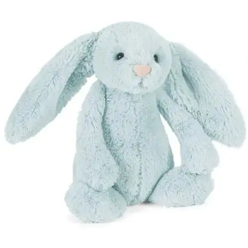Jellycat Bashful Blue Bunny Medium - H12" X W5" 1
