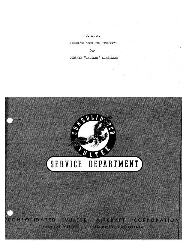 Consolidated C.A.A. Airworthiness Requirement Airworthiness Requirements (Csairworth-Reqc) 1