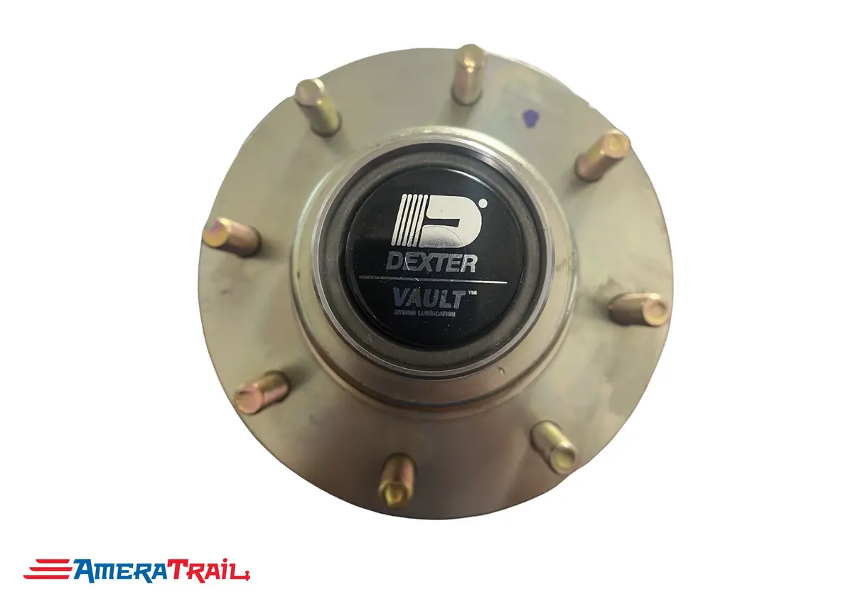 Vault 8 Lug Complete Hub Kit For 7000 Lb. Axles, Fully Greased, 8 On 6.5 Lug Pattern - Available W/ Stainless Steel Lug Nuts 1