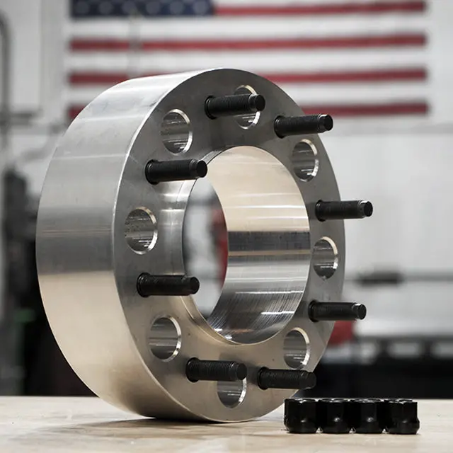 8X210 Wheel Spacers Hub Centric Billet Aluminum 2011+ Silverado Sierra 3500 Dually 1