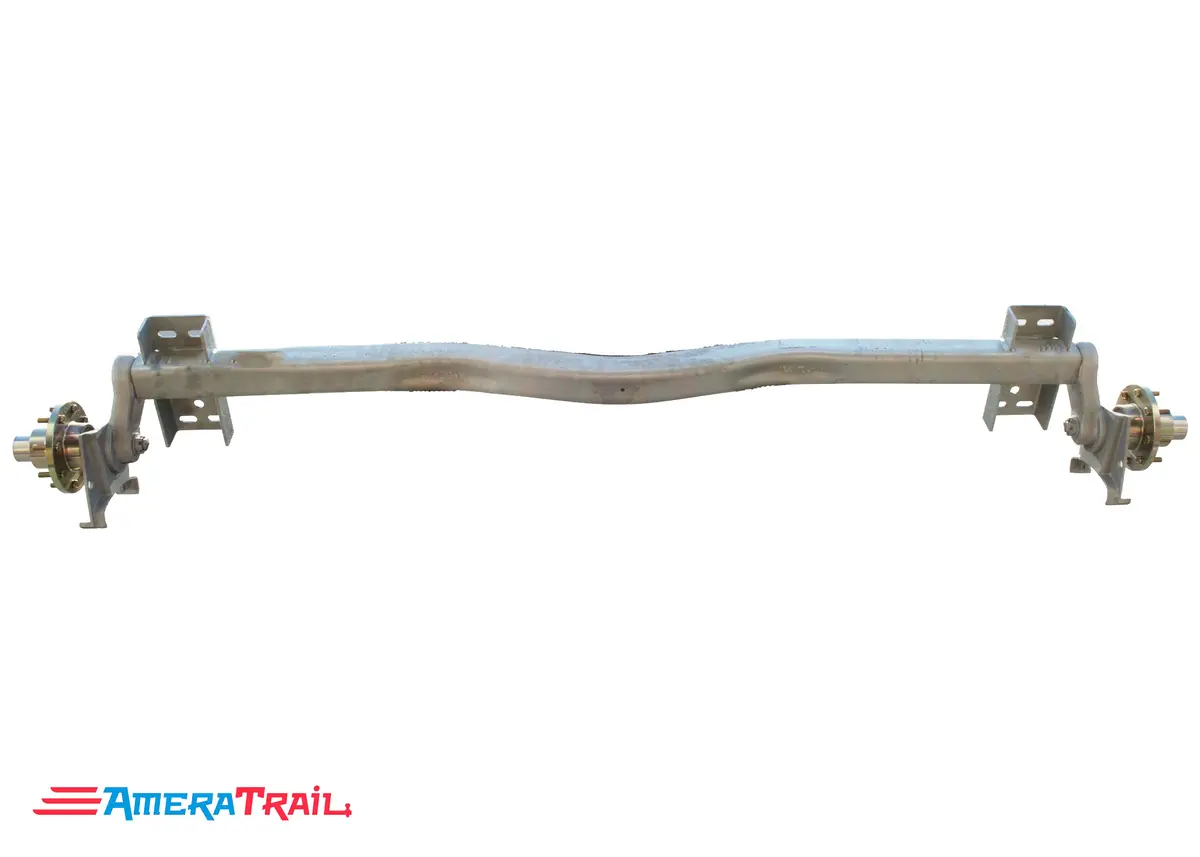 8 Lug 7000 Lb Torsion Axle W/ Vortex Hub, V Bend, Available In Multiple Sizes, Without Brakes 1