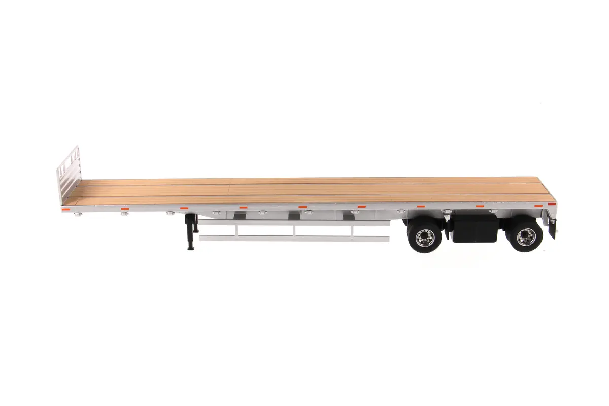 1:50 53' Flat Bed Trailer  - Silver, 91023 1