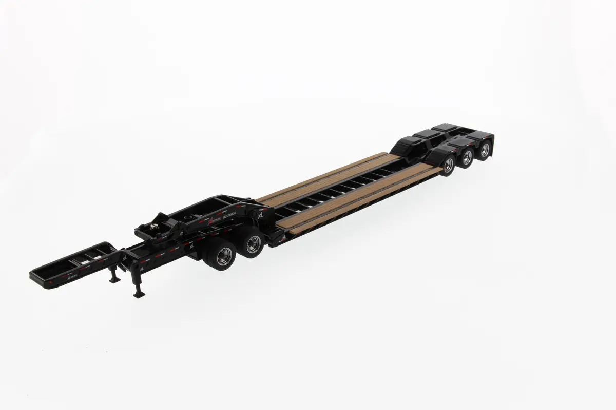 1:50 Xl 120 Low-Profile Hdg Trailer (Outrigger Style) With 2 Boosters And Jeep, 91033 1