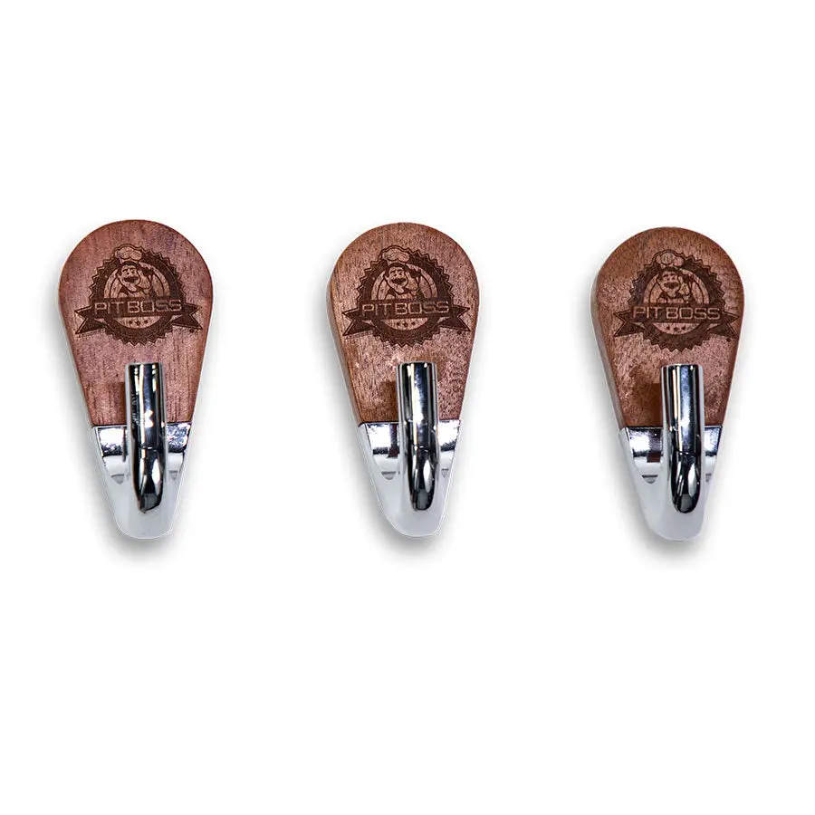 Rosewood Magnetic Hooks - 3Ct 1