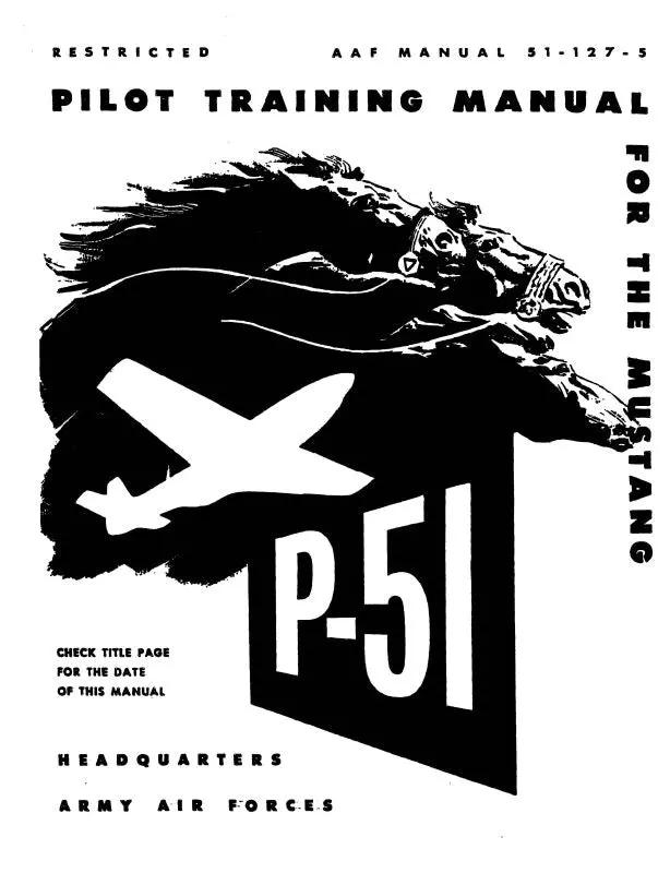 North American P-51 Mustang Pilot Training Manual (02-55Ac-2) 1