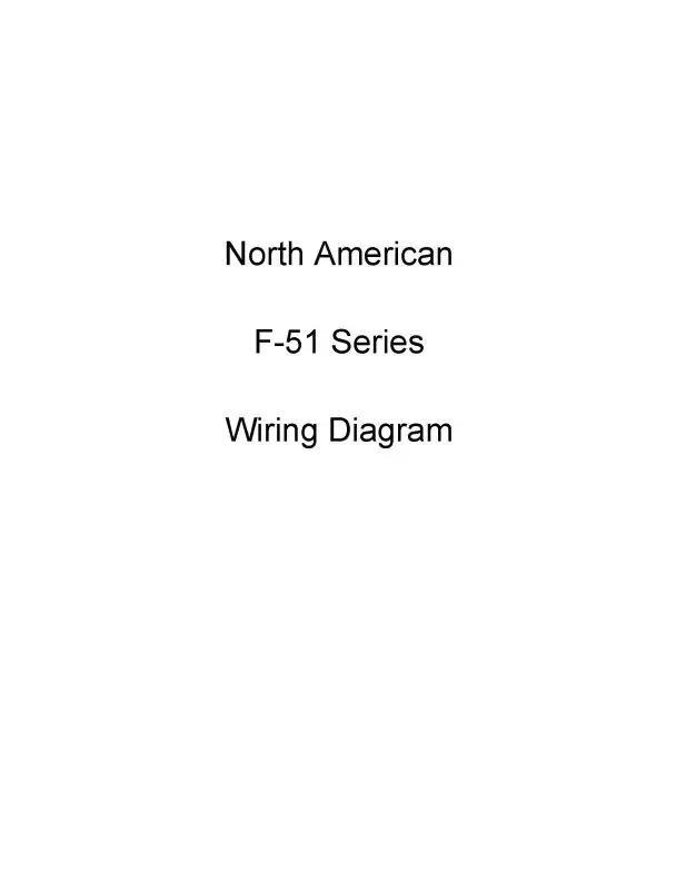 North American F-51 Series Wiring Diagrams (Naf51-Wd-C) 1