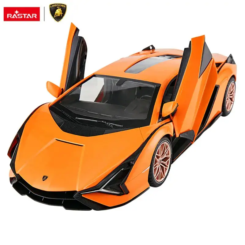 Rastar 1:14 R/C Lamborghini Sian Fkp 37 Remote Control Car- Orange 1
