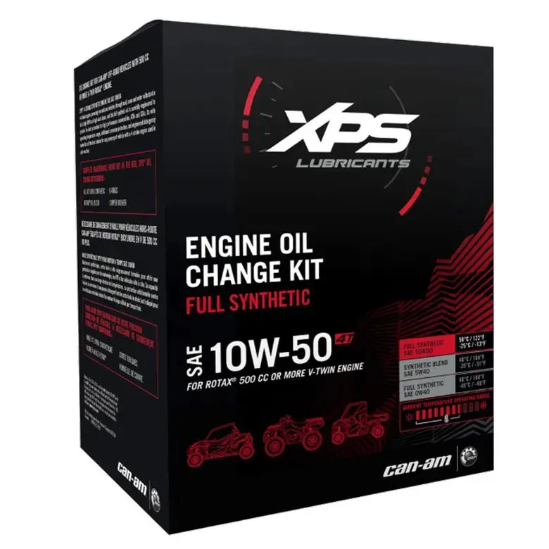 4T 10W-50 Synthetic Oil Change Kit For Rotax 500 Cc Or More V-Twin Engine 1