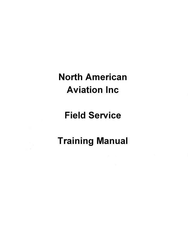 North American T-28 Series Field Service Training Manual (Nat28-Tr-C) 1
