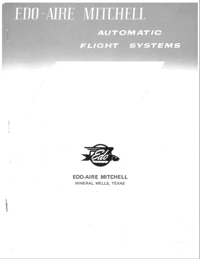 Edo-Aire Mitchell Automatic Flight Systems Century I Autopilot Programmed Instruction Course Manual (68S77) 1
