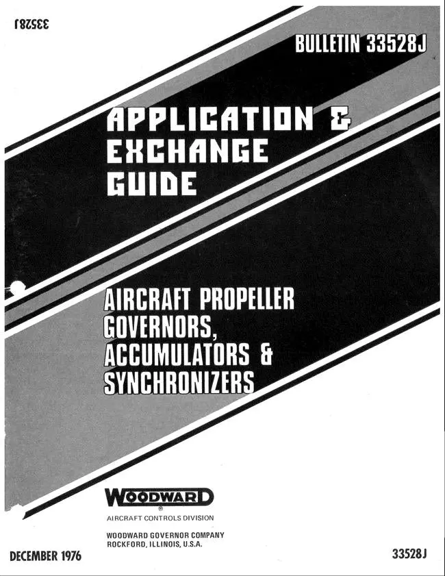 Woodward Application & Exchange Guide (Bulletin 33528J) 1