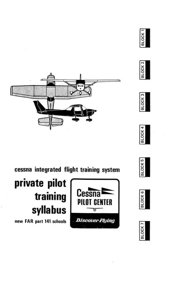 Cessna Integrated Flight Training System Private Pilot Training Syllabus 1
