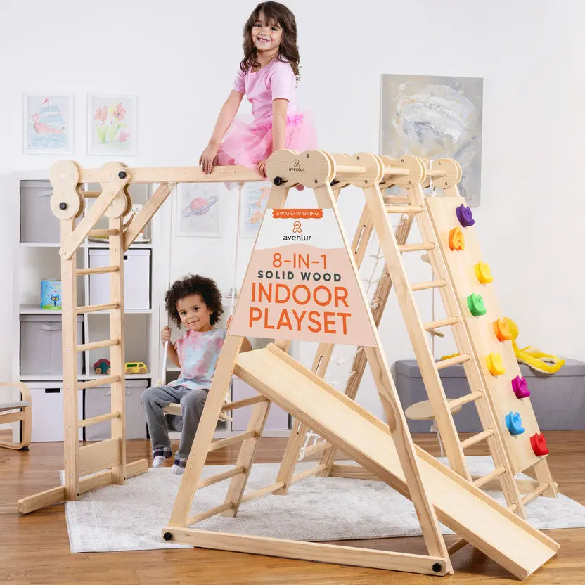 Avenlur | Chestnut | Foldable | Jungle | Gym 1