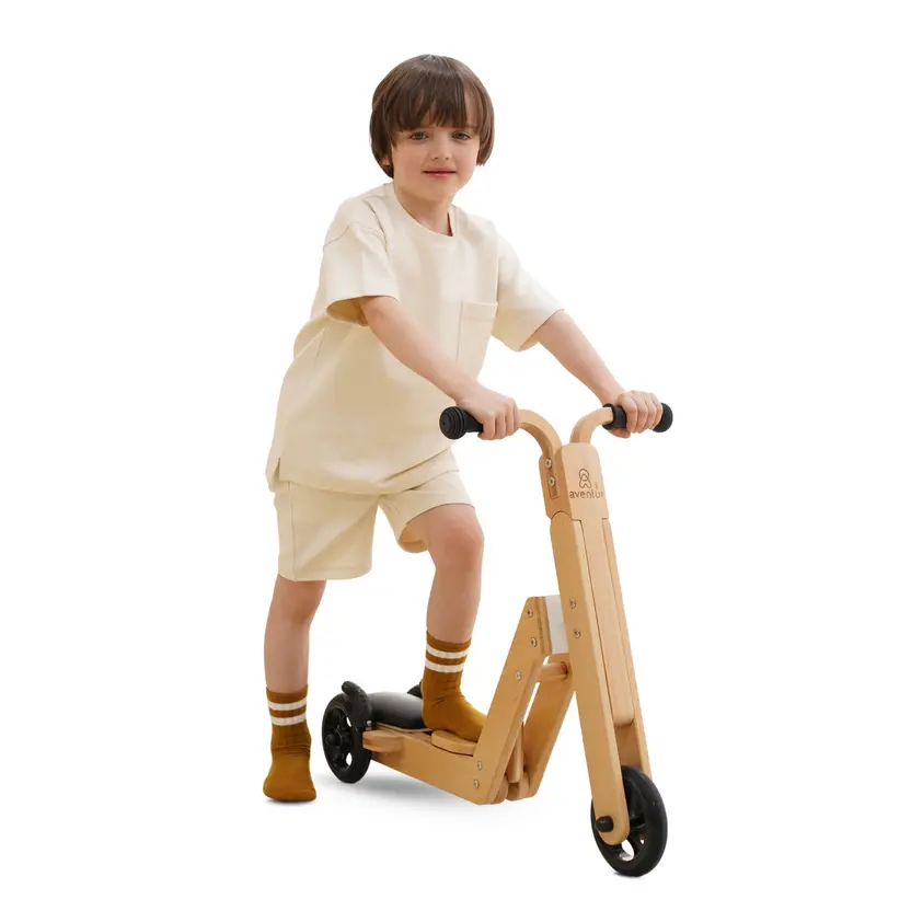 Avenlur | Juneberry 2-In-1 Wooden Scooter & Ride-On Toy For Toddlers 1