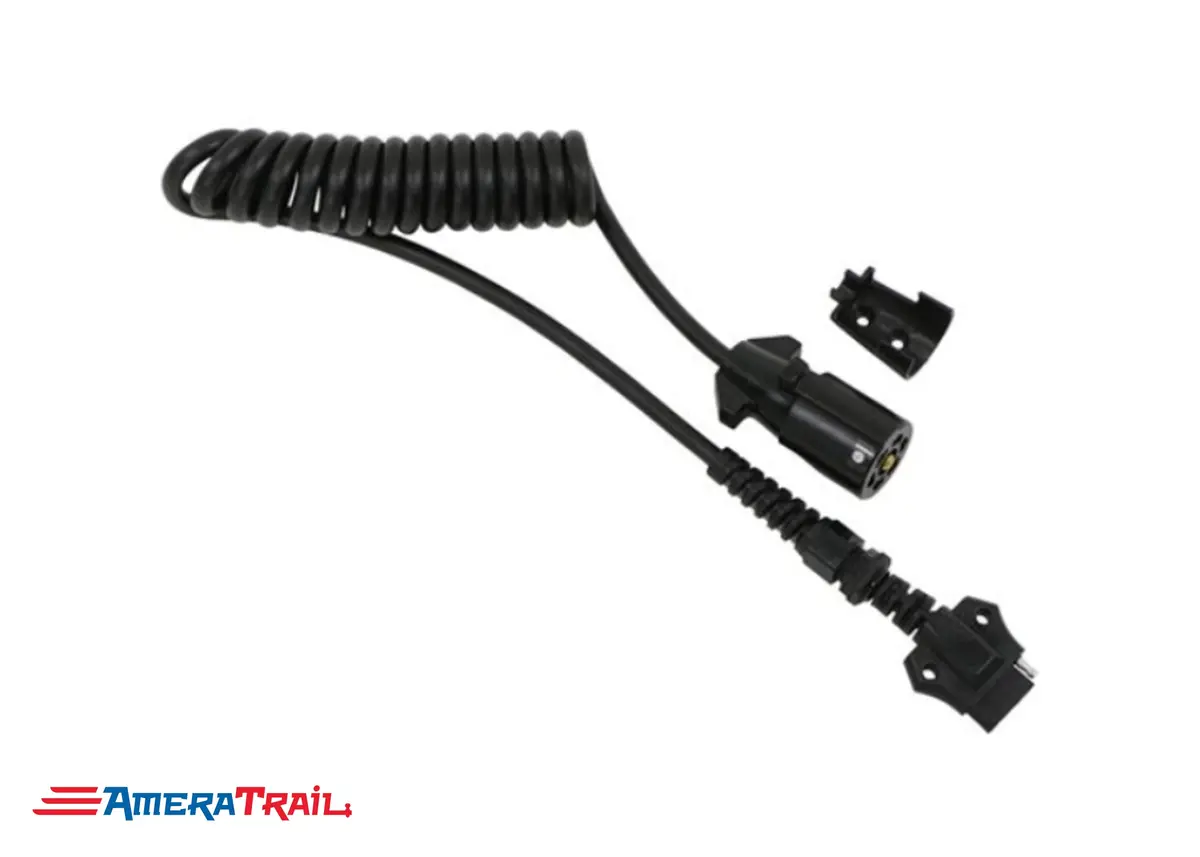5 To 7 Way Coiled Harness Adapter, 6 Ft - Optronics 1