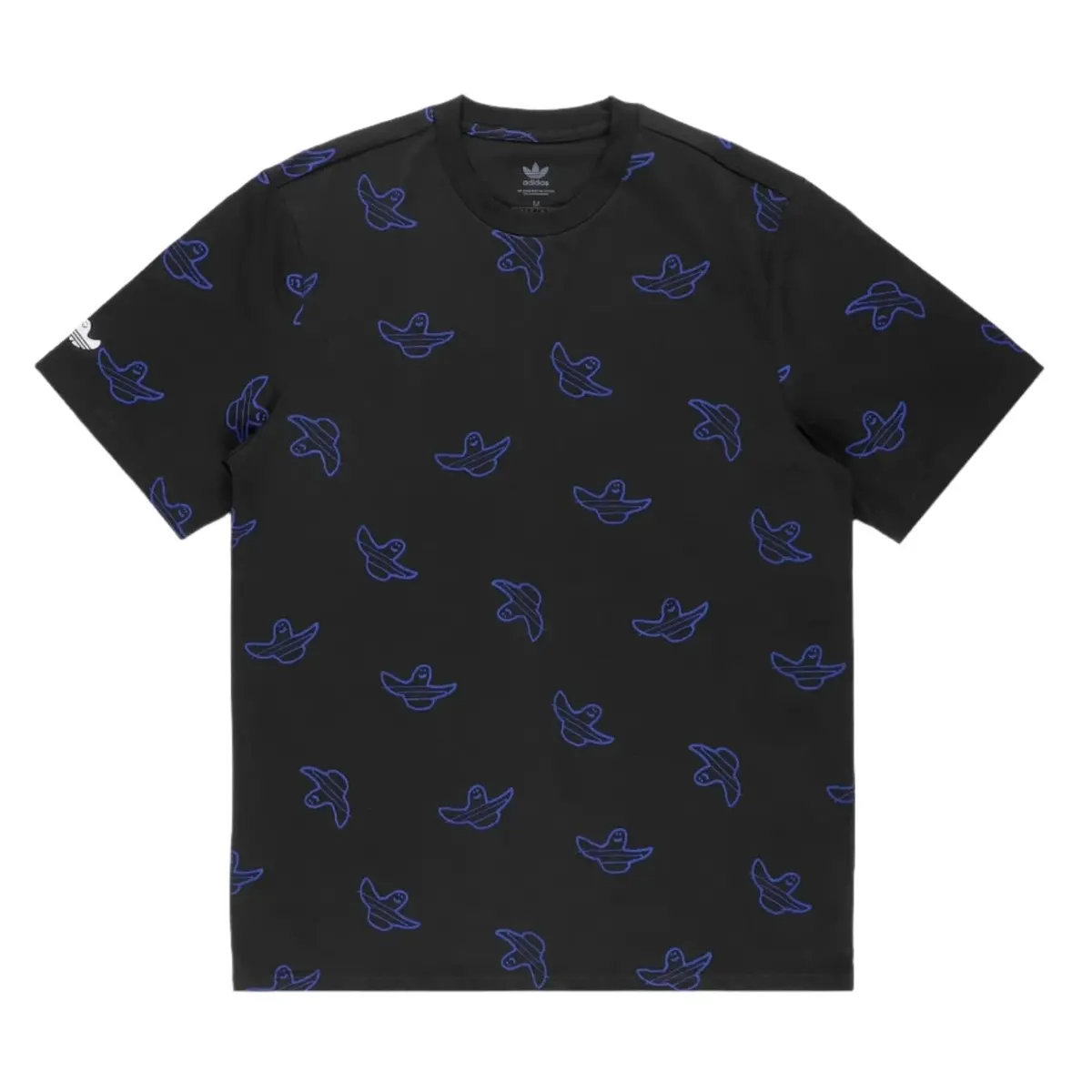 Adidas Shmoo Aop Tee Black/Royal Blue 1