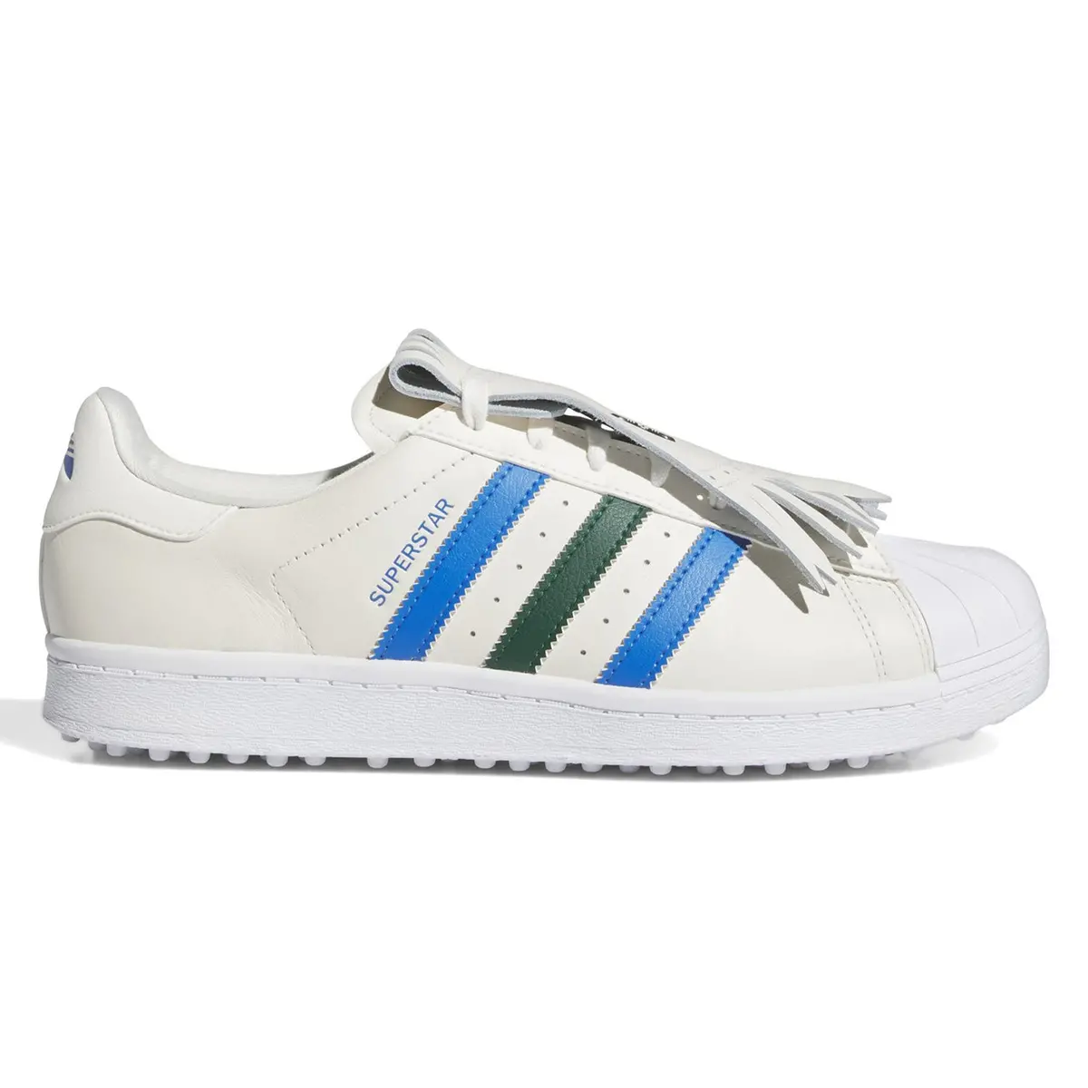Adidas Rolling Links Superstar Golf Chalk White/Collegiate Green/Bluebird 1