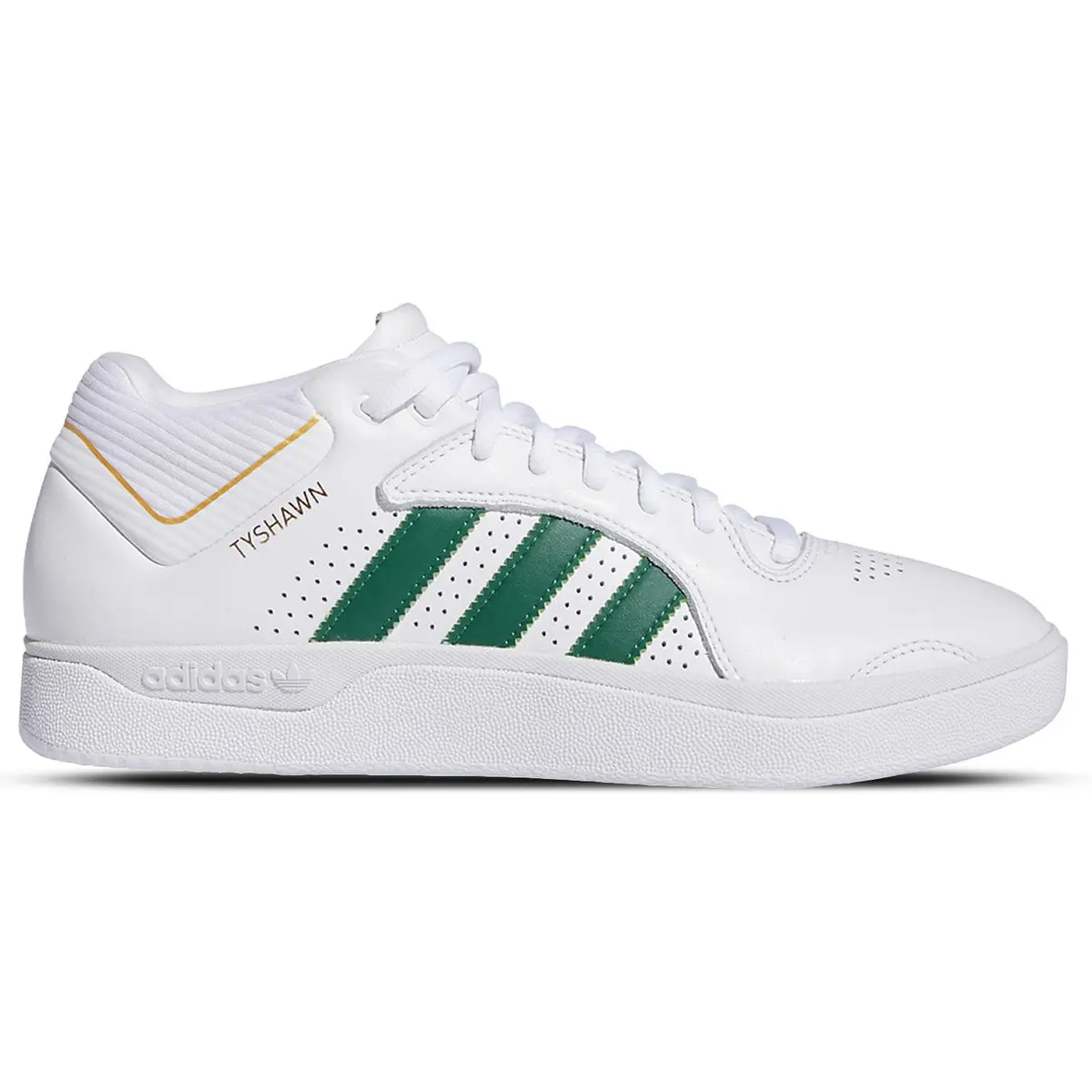 Adidas Tyshawn White/Dark Green 1