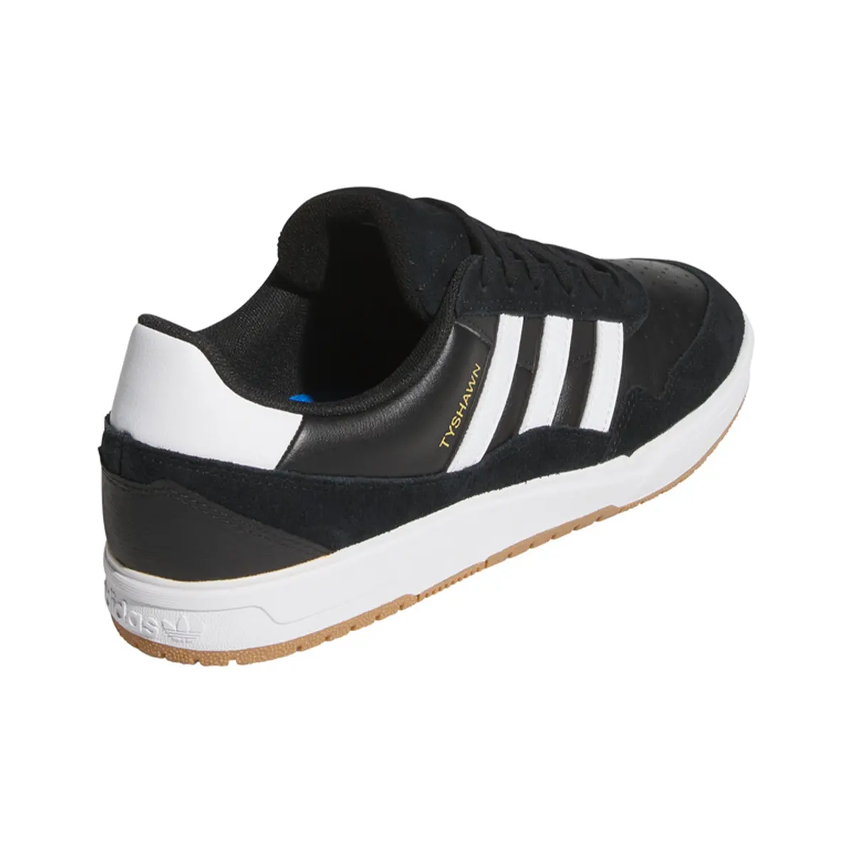 Adidas Tyshawn Ii Black/White/Gum 4