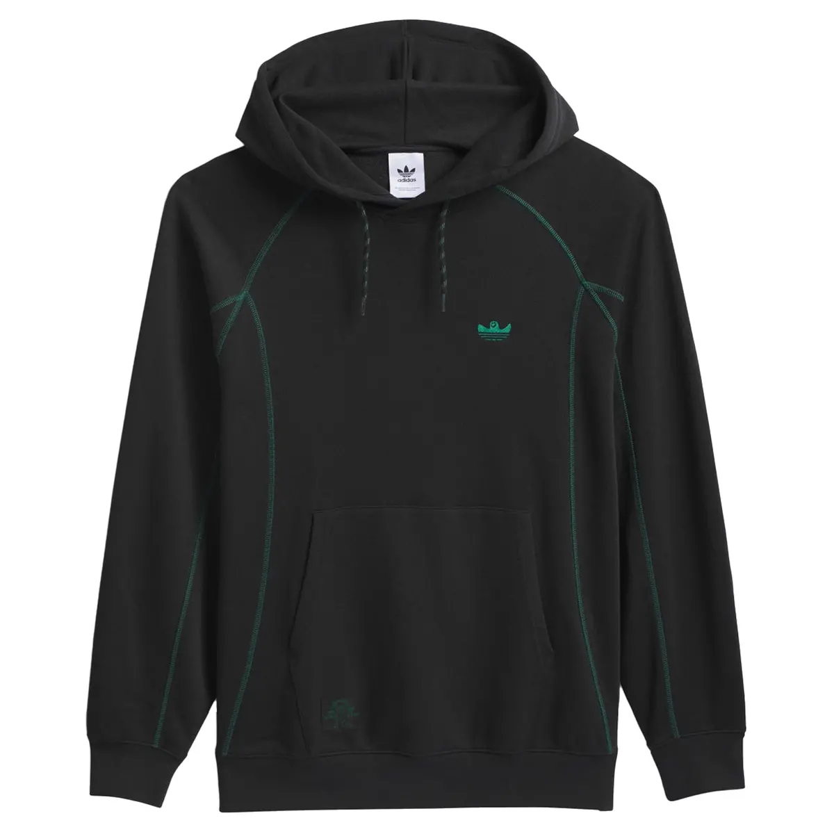 Adidas Shmoo Fw Hoodie Black/Dark Green 1