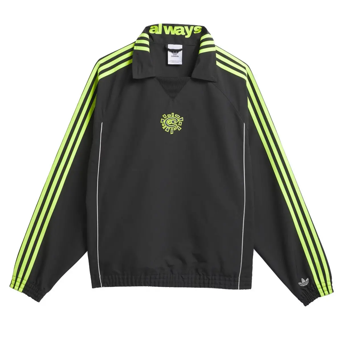 Adidas X Always Adwysd Wind Jacket Black/Semi Solar Slime 1