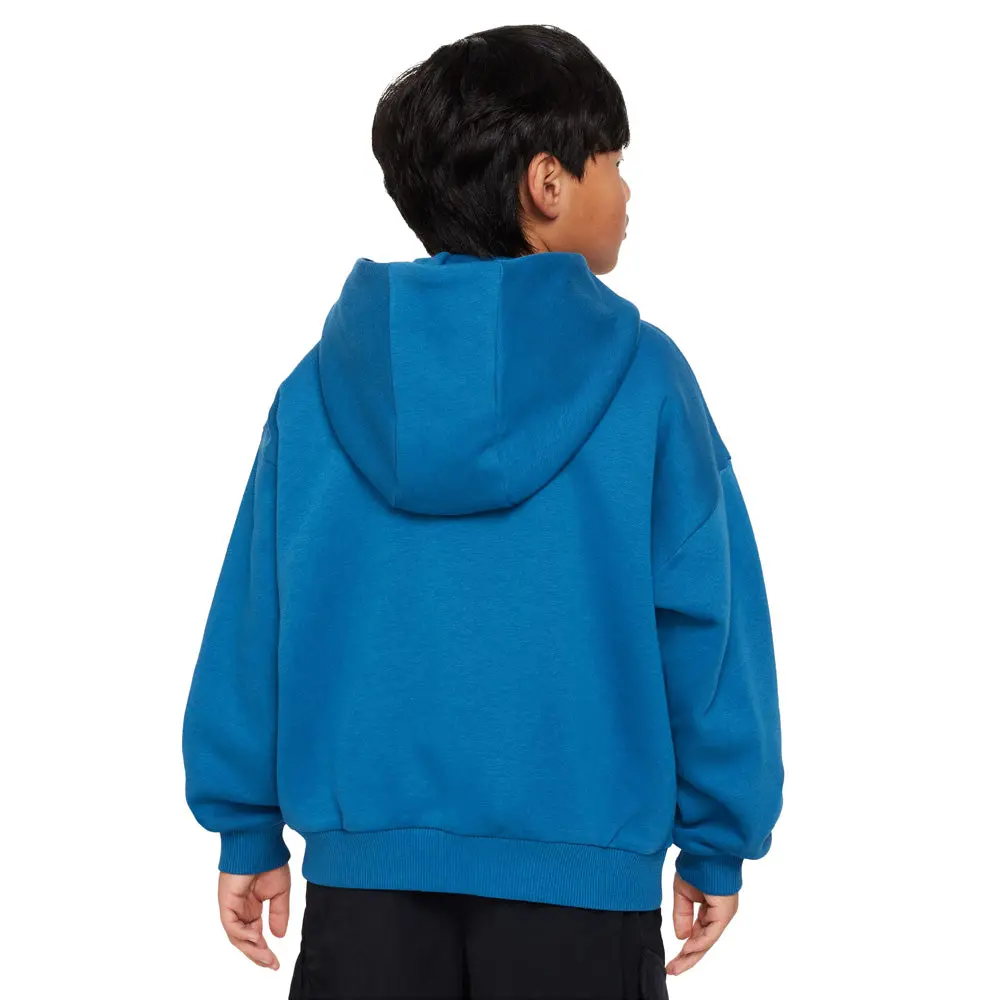 Nike Sb Big Kid's Icon Fleece Industrial Blue/White 2