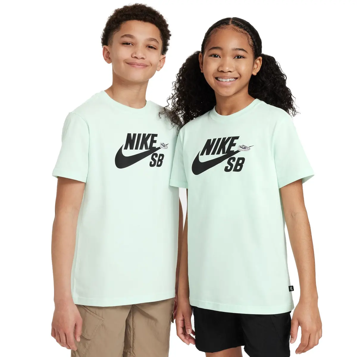 Nike Sb Big Kids' T-Shirt Barely Green 1