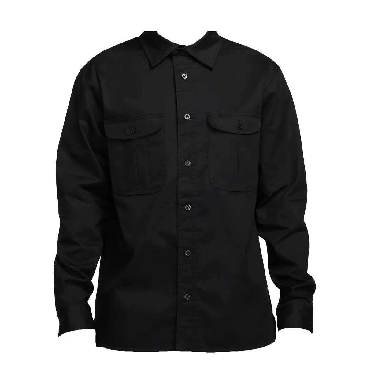 Nike Sb Taglin Woven Button Up Shirt Black 1