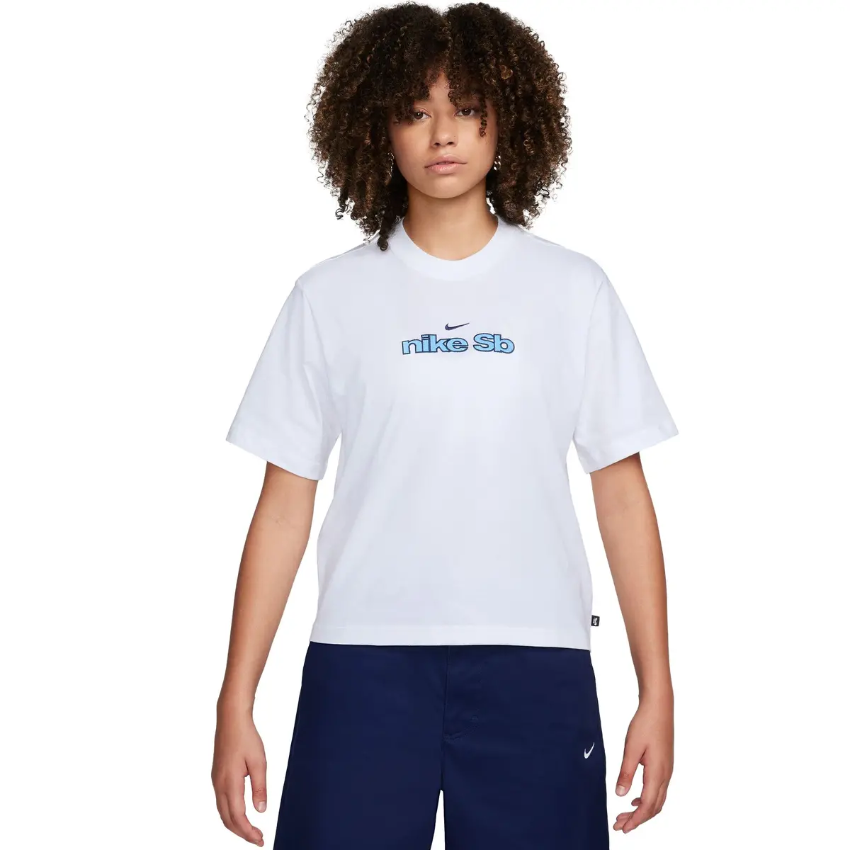 Nike Sb Boxy Logo Tee White 1