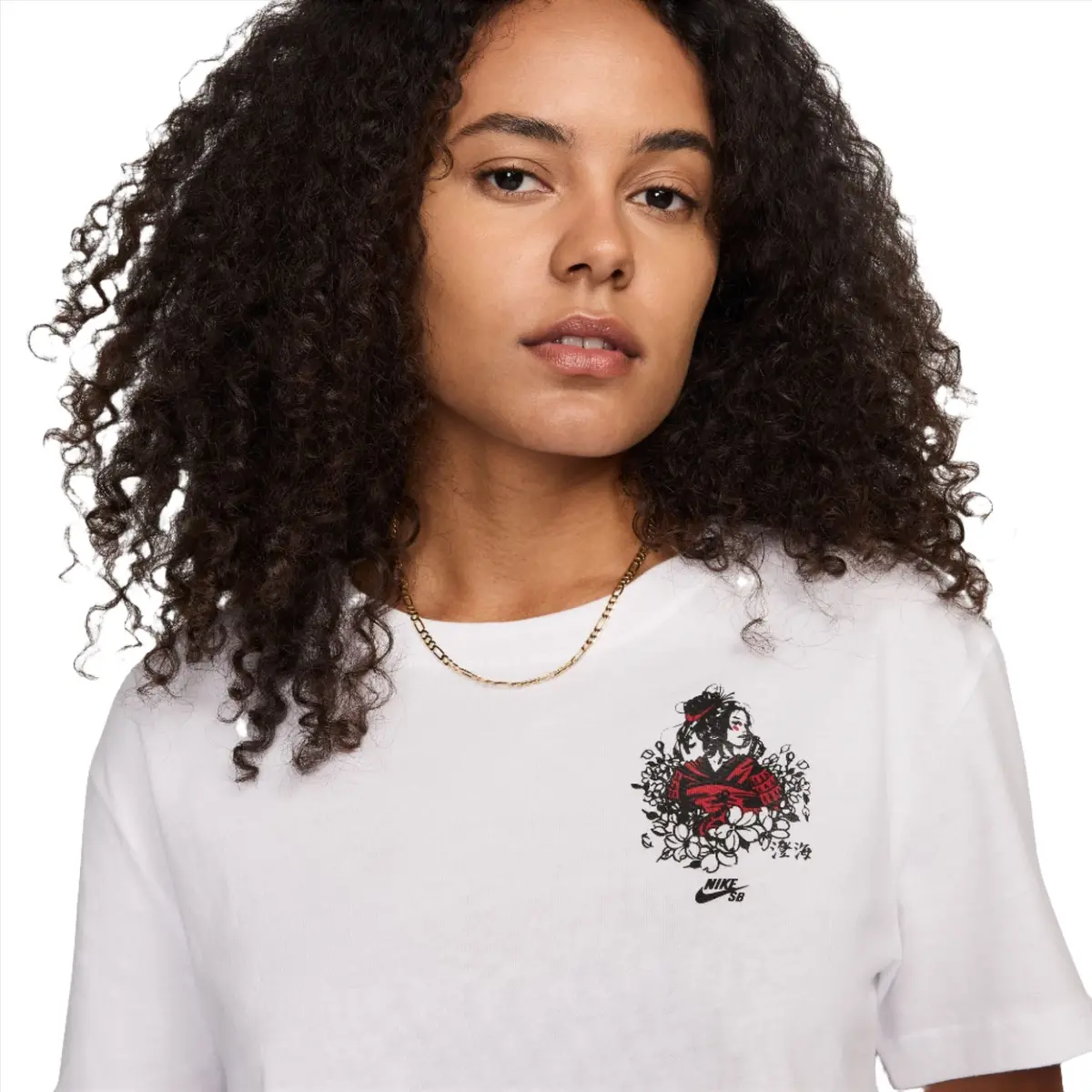 Nike Sb Sky Brown Crop Tee White 2