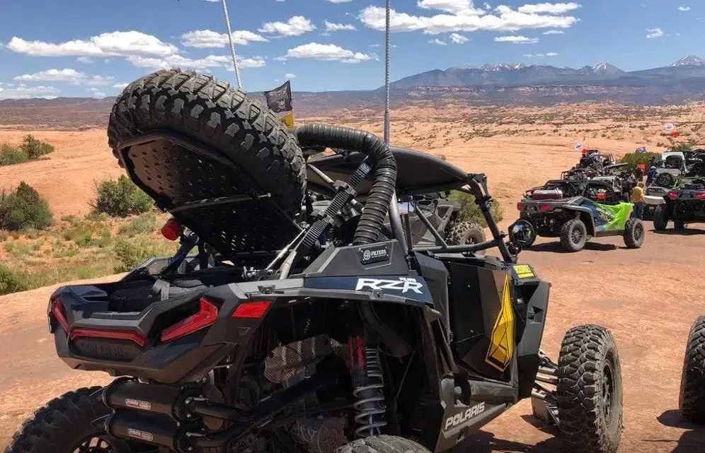 Polaris Rzr Xp1000 / Turbo Adventure Rack Tire Carrier By Assault 1