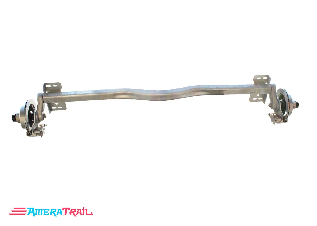  6 Lug 6000 Lb Torsion Axle W/ Vortex Hub & Kodiak Brakes V Bend, Available In Multiple Sizes, With Brakes. 1