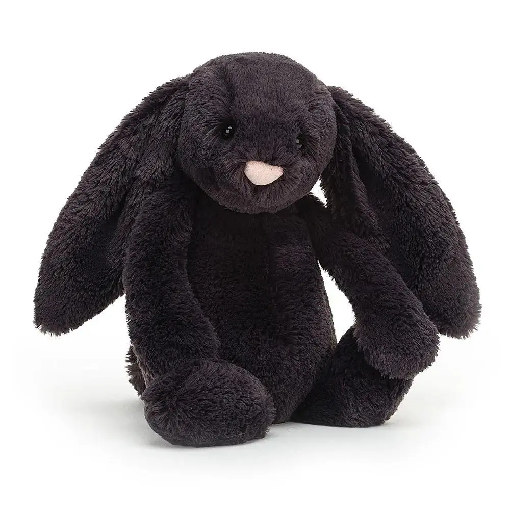 Jellycat Bashful Inky Bunny Medium - H12" X W5" 1