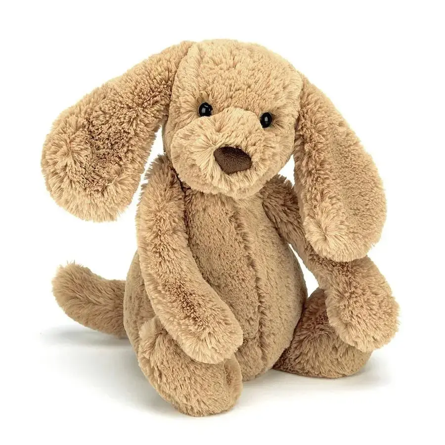 Jellycat Bashful Toffee Puppy Medium - H12" X W5" 1