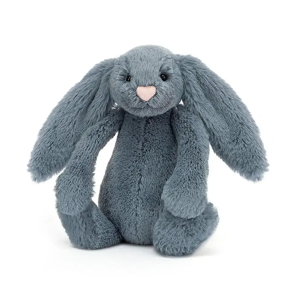 Jellycat Bashful Dusky Blue Bunny Medium - H12" X W5" 1