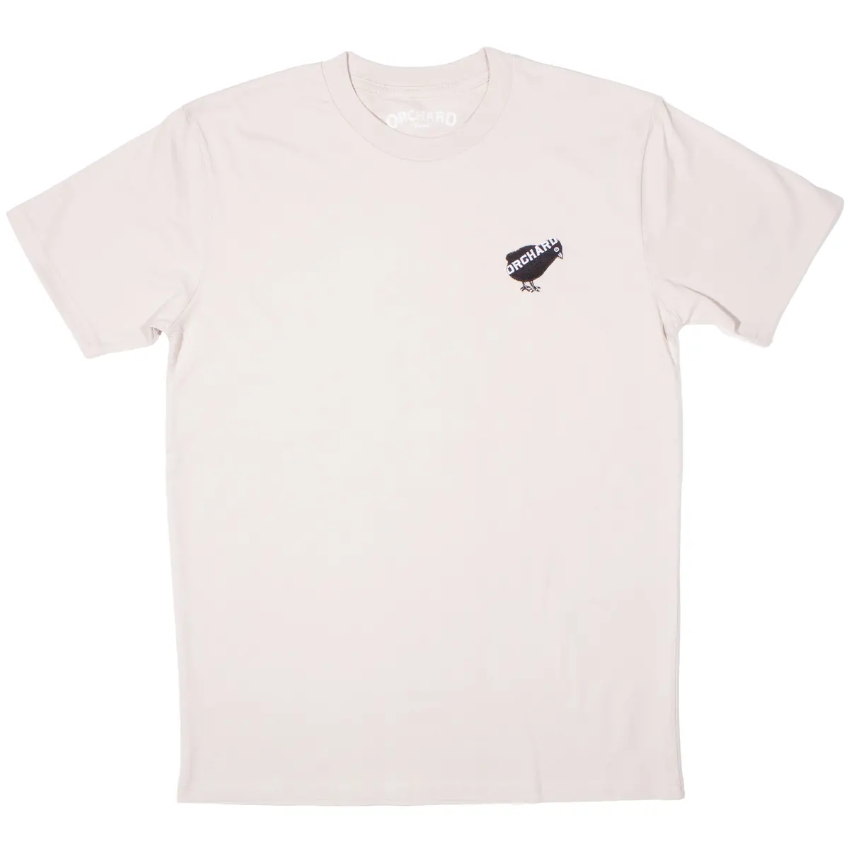 Orchard Bird Logo Emb Tee Bone 1