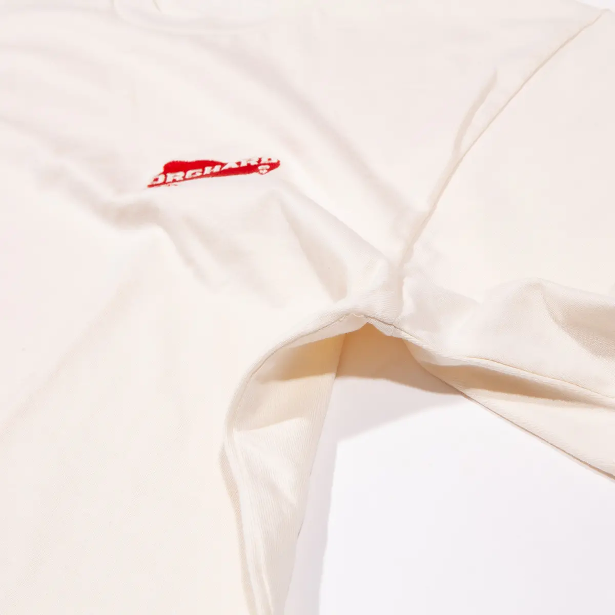 Orchard Bird Logo Emb Tee Ecru 2