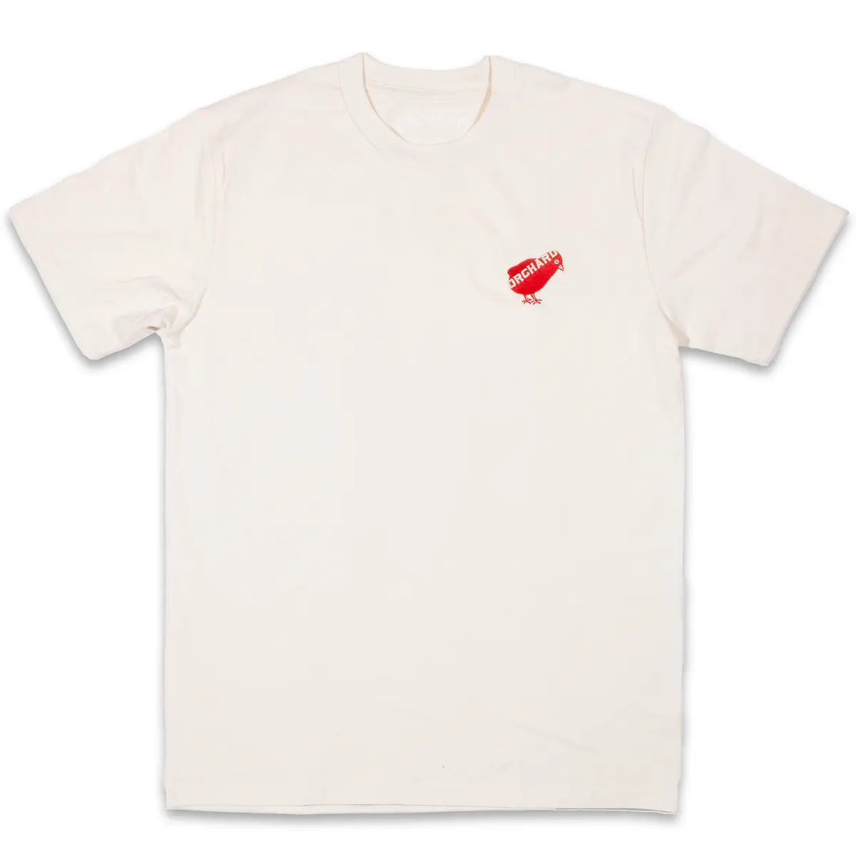 Orchard Bird Logo Emb Tee Ecru 1