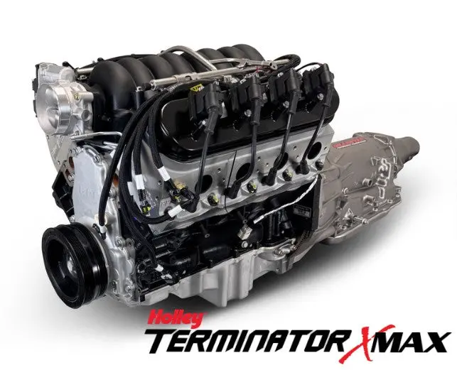 Gm Ls Compatible 427 C.I. Engine And 4L65/70E Automatic Transmission - 605 Horsepower - Standard Edition Builder Series - Holley Terminator X Efi System 1