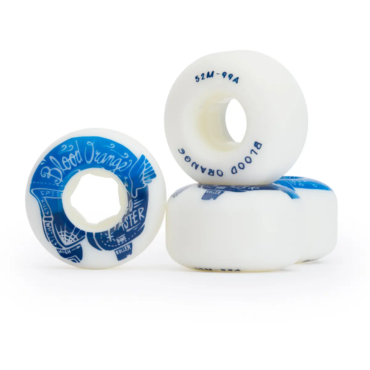 Blood Orange Street Rounded 52Mm/99A Wheels 1