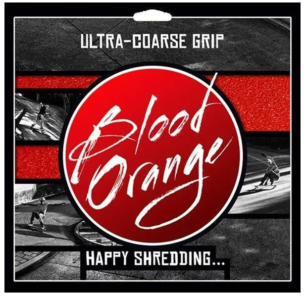 Blood Orange X-Coarse Griptape 4 Sheet Pack Red 1