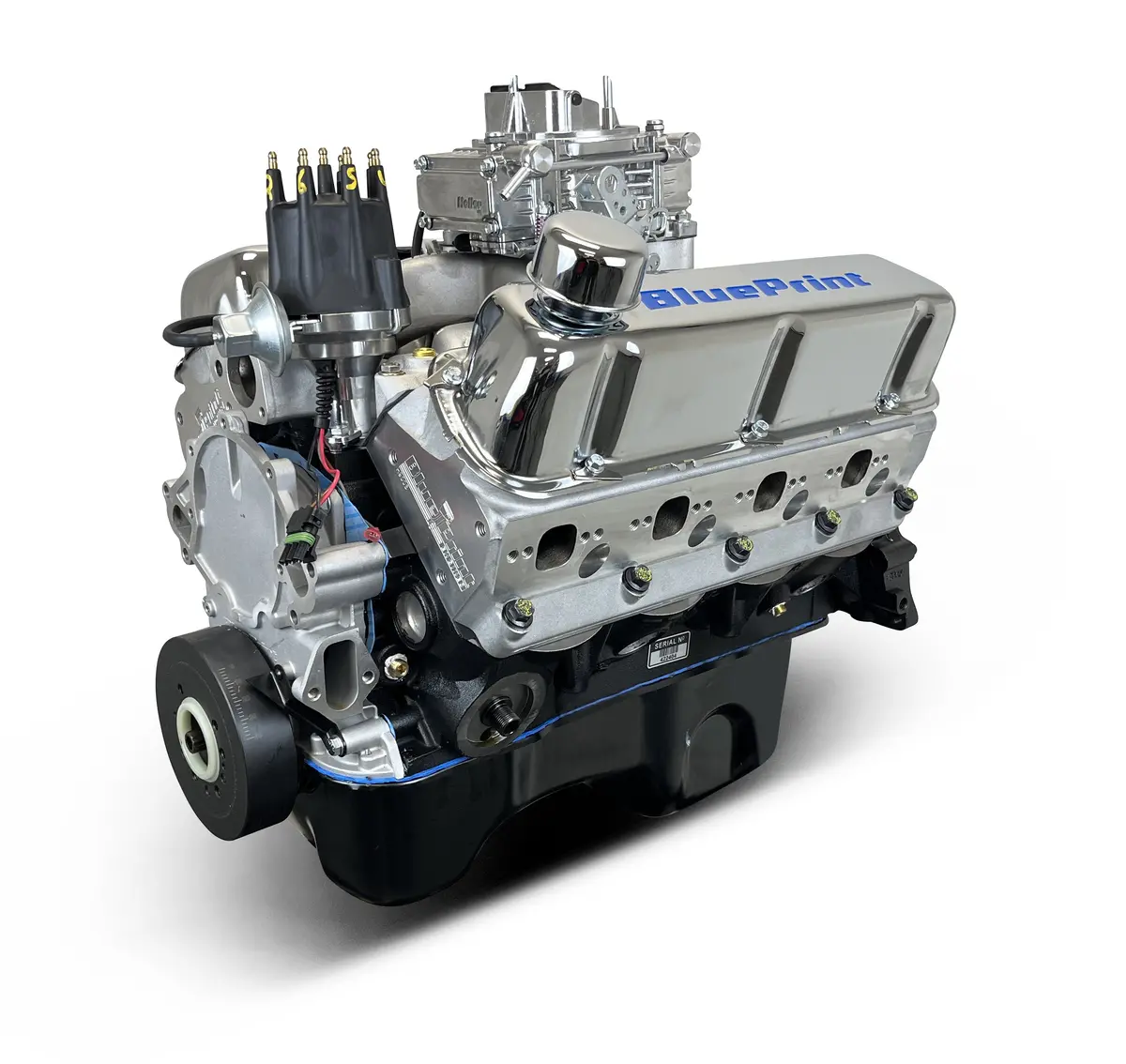 Ford Small Block Compatible 302 C.I. Engine - 361 Horsepower - Base Dressed - Rear Sump - Carbureted 1