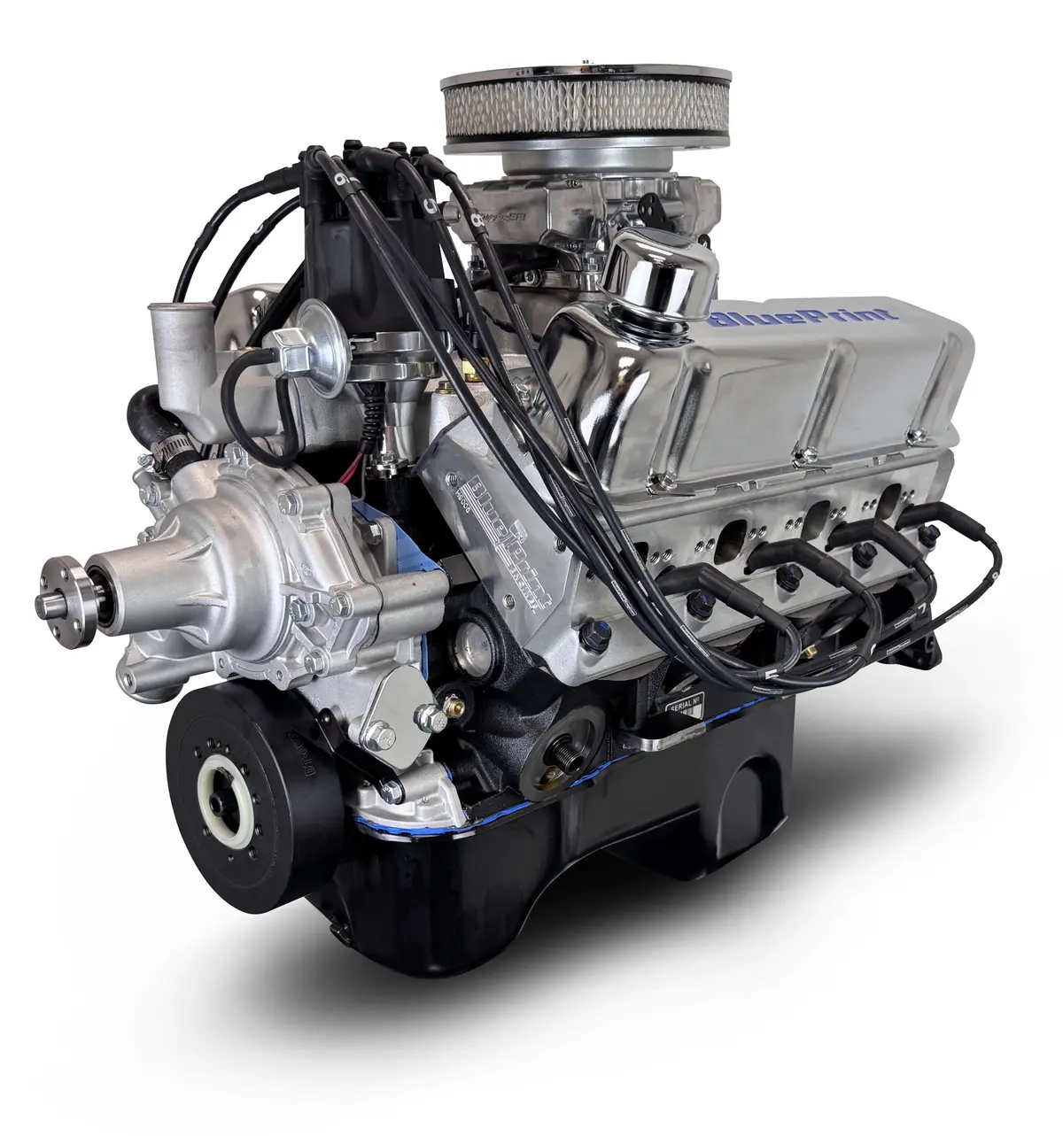 Ford Small Block Compatible 302 C.I. Engine - 361 Horsepower - Deluxe Dressed - Rear Sump - Fuel Injected 1