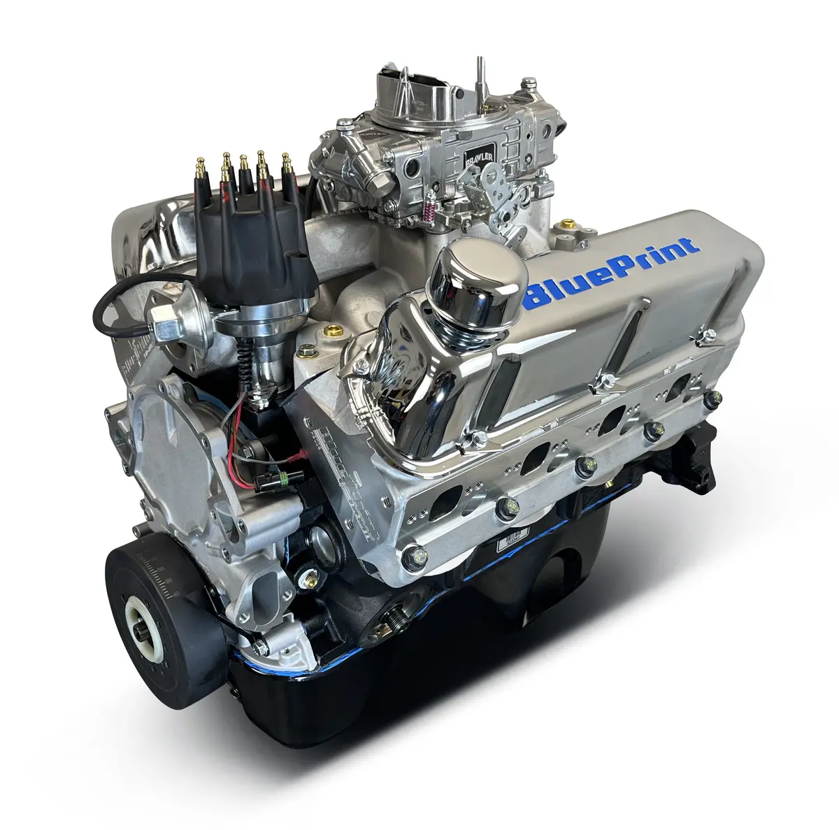 Ford Small Block Compatible 347 C.I. Engine - 415 Horsepower - Base Dressed - Rear Sump - Carbureted 1