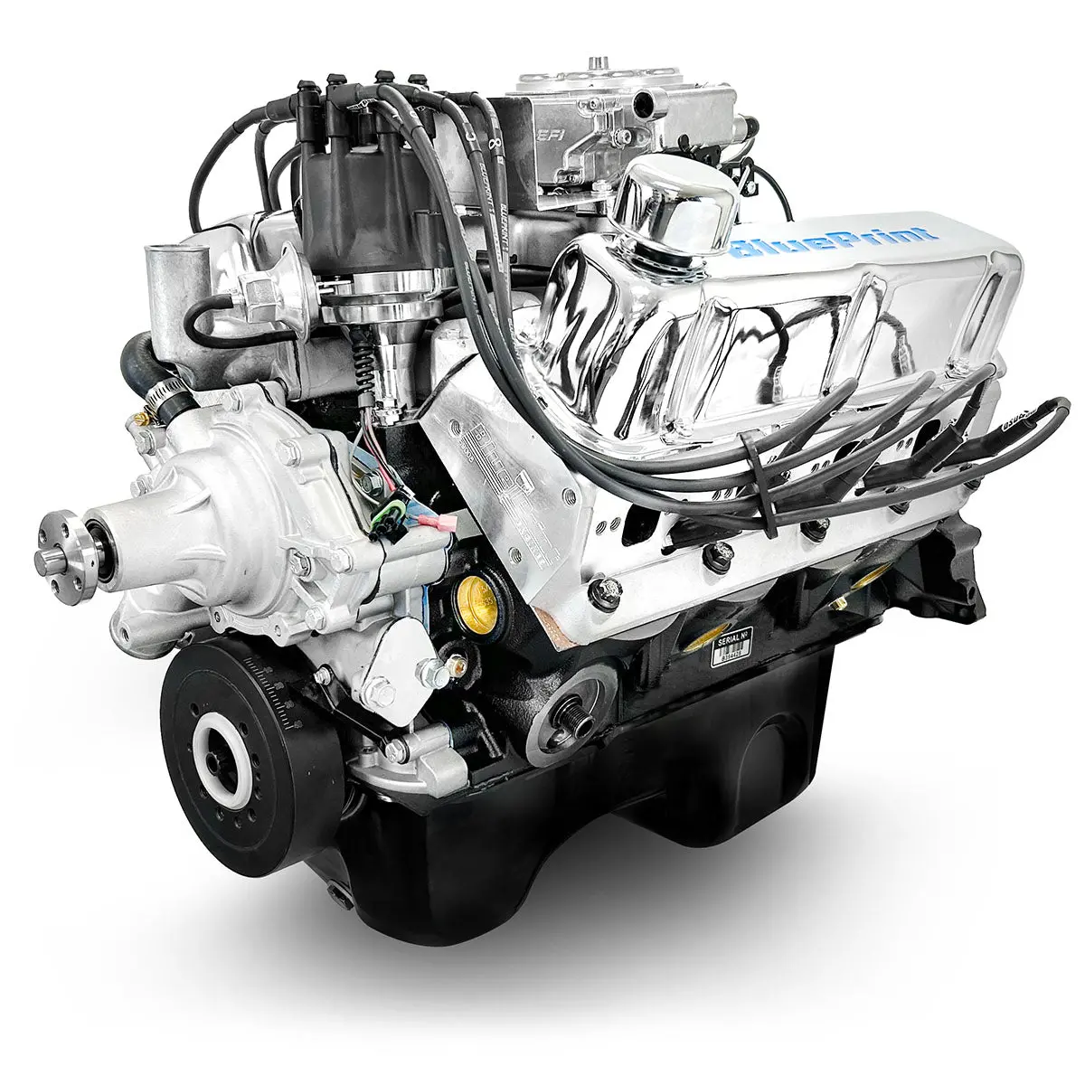 Ford Small Block Compatible 347 C.I. Engine - 415 Horsepower - Deluxe Dressed - Rear Sump - Fuel Injected 1