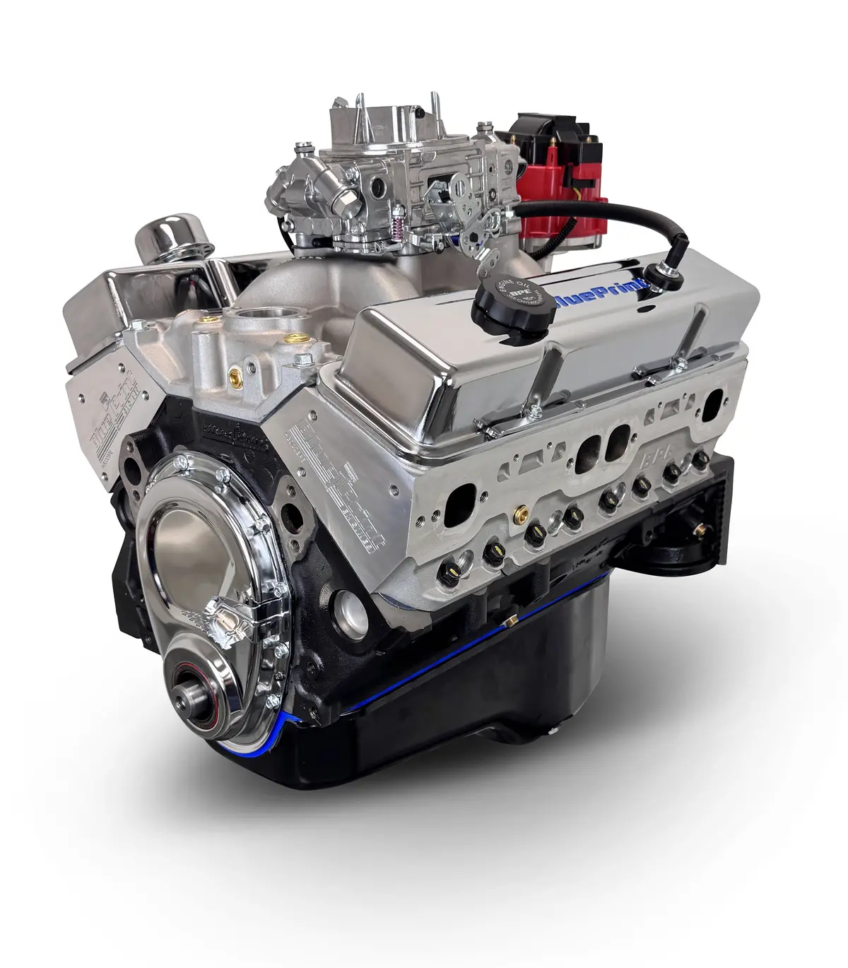 Gm Small Block Compatible 350 C.I. Engine - 390 Horsepower - Base Dressed - Carbureted 1