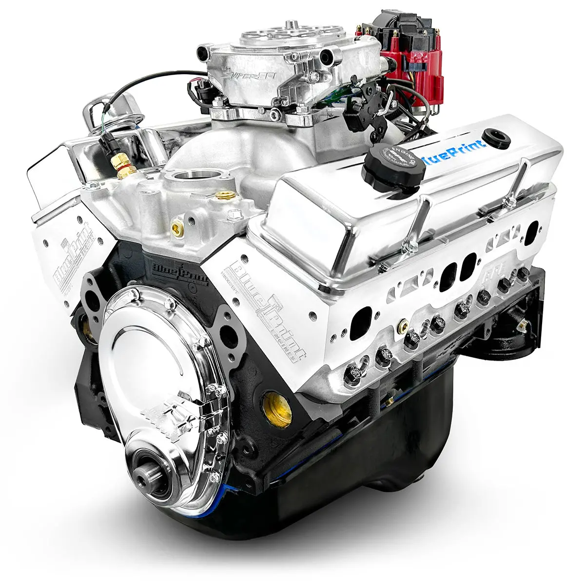 Gm Small Block Compatible 383 C.I. Engine - 436 Horsepower - Base Dressed - Fuel Injected 1