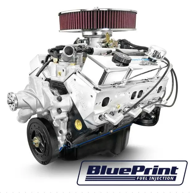 Gm Small Block Compatible 383 C.I. Engine - 436 Horsepower - Deluxe Dressed - Blueprint Engines Calibrated Ecu 1